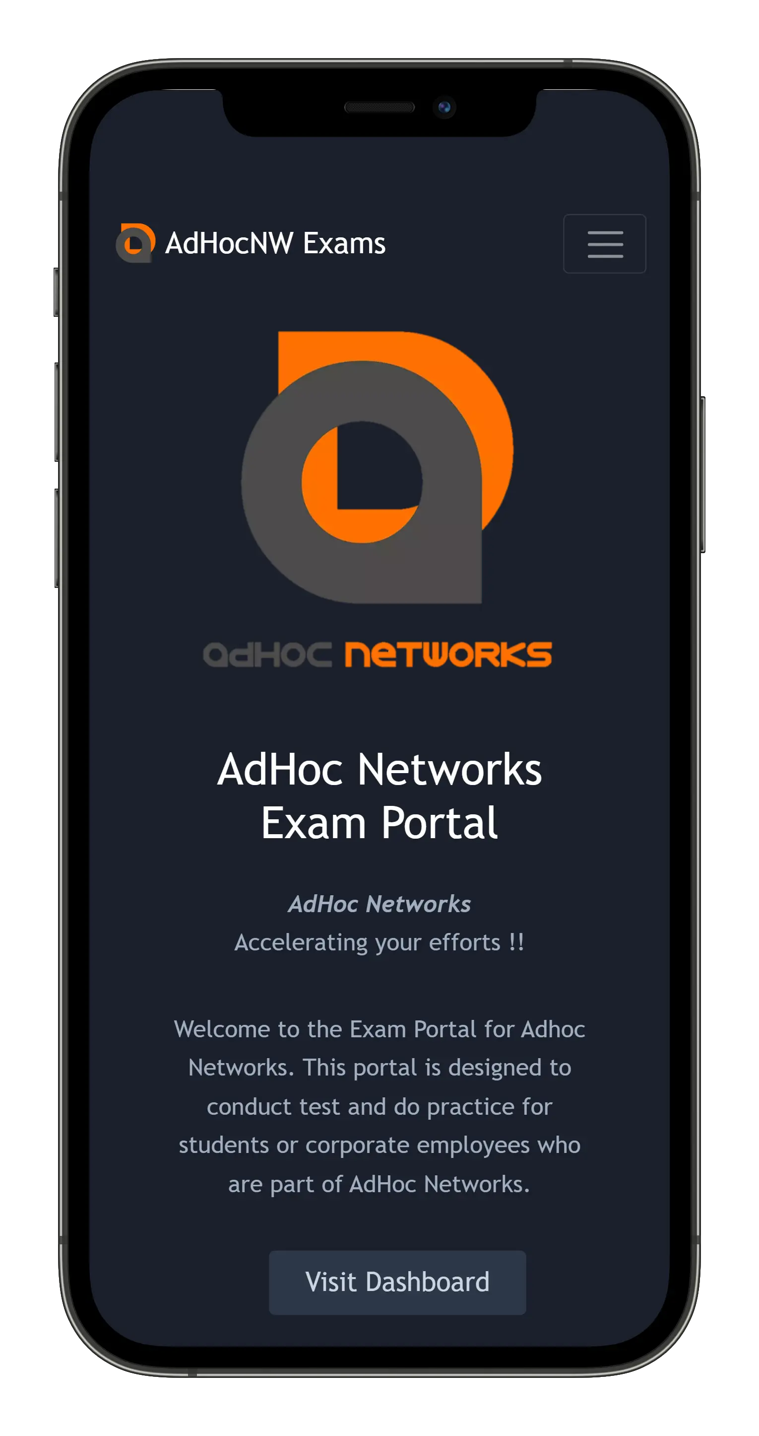 Adhoc Exam Portal